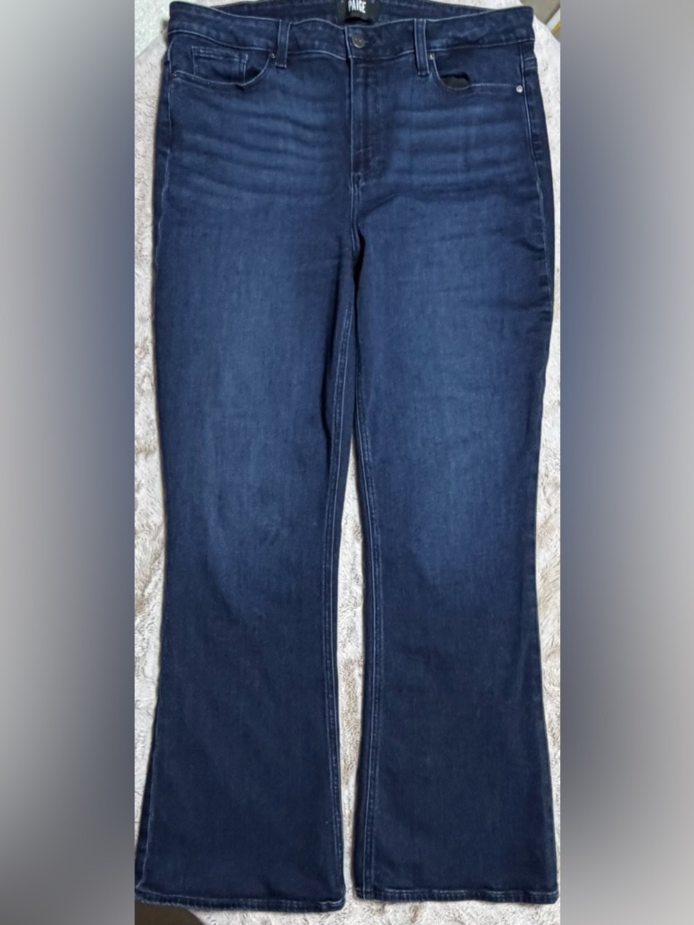 Paige Laurel Canyon High Rise Flare Jeans in Manifesto 34 - Picture 9 of 9